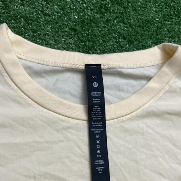 Lululemon Yellow Pastel Pocket T-Shirt - Picture 2 of 6
